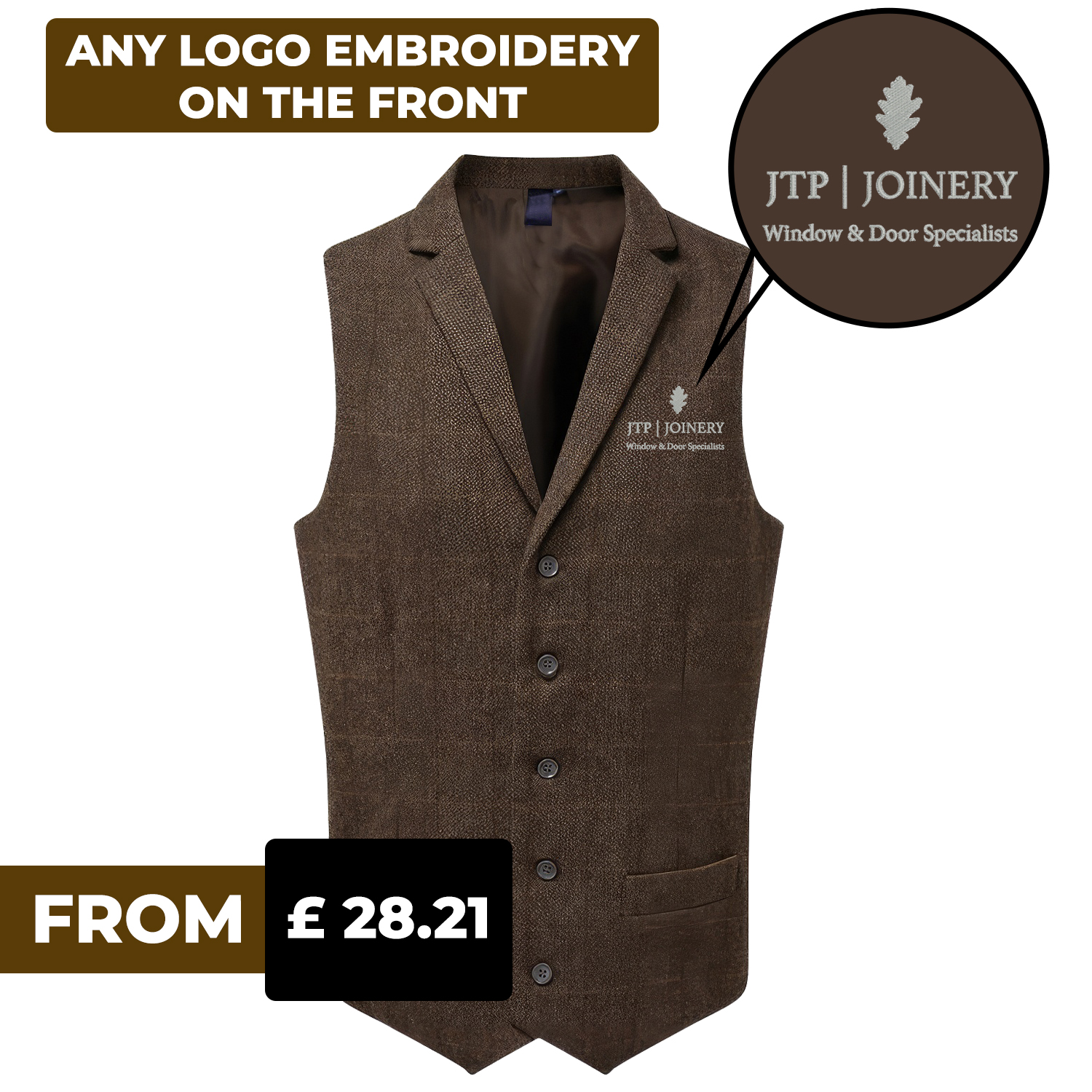 Mens-Herrigbone-Waistcoat-With-Custom-Embroidery-Essex